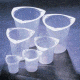 Medegen Medical Tri-Pour Graduated Disposable Beakers, Case of 100, Polypropylene Pb1915-100 Beakers, 25384-152