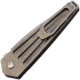 Medford Auto Nosferatu Button Lock Automatic Folding Knife, 3.5in, S45VN Stainless, Satin Finish, Tumbled Finish Titanium Handle, MDNATQ01TMTS