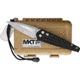 Medford Nosferatu Automatic Folding Knife, 3.5in, S45VN Stainless, Tumbled Finish, Black PVD Titanium Handle, Water Tight Case, MKNATQ-30PV-TSCS