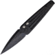 Medford Auto Nosferatu Button Lock S35 Automatic Folding Knife, 3.5in, S35VN, Black DLC Coated Blade, Black DLC Coated Titanium Handle, MKNAPQ-30PV-TPCP