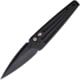Medford Auto Nosferatu Button Lock S35 Automatic Folding Knife, 3.5in, S35VN, Black DLC Coated Blade, Black DLC Coated Titanium Handle, MKNAPQ-30PV-TPCP