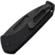 Medford Auto Swift Button Lock Automatic Folding Knife, 3.25in, D2 Tool Steel, Drop Point Blade, Black PVD, Black Anodized Aluminum Handle, MD206SPD42AB