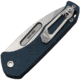Medford Auto Swift Button Lock Automatic Folding Knife, 3.25in, D2 Tool Steel, Drop Point Blade, Tumbled Finish, Blue Anodized Aluminum Handle, MD206STD44AU