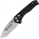 Medford Auto Swift Button Lock Automatic Folding Knife, 3.25in, D2 Tool Steel, Tanto Blade, Tumbled Finish, Green Anodized Aluminum Handle, MD206STT40AG