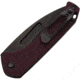Medford Swift Red Automatic Folding Knife, 4.38in Closed, 3.38in Black PVD Coated S45VN Stainless Drop Point Blade, Red PVD Coated Titanium Handle, MK206SPD-41AR-TPCP