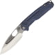 Medford Infraction Framelock Folding Knife, 3.5" tumbled finish S35VN stainless drop point bla, Blue anodized titanium handle, MK031STQ-37A2