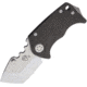 Medford Panzer Framelock Folding Knife, 2.5in Tumbled Finish S35Vn SS Tanto Blade, Tumbled Finish Titanium Handle, Thumb Stud, Glass Breaker, Pocket Clip, Watertight Case, MK010STT-31PT-SSCS-BN