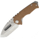 Medford Praetorian Genesis Coyote Folding Knife,3.375in,D2 Tool Steel,Standard Edge,Tanto,Tan,G10 Handle MD52CY
