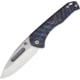 Medford Praetorian Slim Framelock Folding Knife, 3.25" tumbled finish S35VN stainless drop point bl, Flame anodized titanium handle, MD208STD-03A2