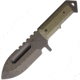 Medford Sea Wolf Knife, 10in Overall, 5.5in Black Pvd Coated D2 Tool Steel Drop Point, Green G10 Handle, OD Green Kydex Sheath, MK069DP-10KO