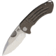 Medford Theseus Bronze Framelock Folding Knife, 3.63in Tumbled Finish S35Vn SS Blade, Bronze Anodized Titanium Handle, Pocket Clip, Green Water Tight Storage Case, MK040ST-36A1