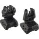 Meprolight Flip-Up Front &amp; Rear Tritium Sight Set, 4 Rear Dots, Black, FRBS M4D