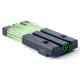 Meprolight FT Bullseye Tritium Self-Illuminated Rear Night Sight, Jericho, Green, 0631403108, 631403108