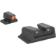 Meprolight Highly Visible Day/Night Self-Illuminated Fixed Set for S&amp;W M&amp;P, Green/Orange, 0417663131, 417663131