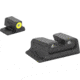 Meprolight Highly Visible Day/Night Self-Illuminated Fixed Set for S&amp;W M&amp;P, Green/Yellow, 0417663121, 417663121