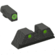 Meprolight HVS Highly Visible Day/Night Self-Illuminated Fixed Front Sight, S&amp;W M&amp;P Full Size/Compact/Sub-Compact, Green, 0417663117