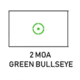 Meprolight MEPRO Pro V2 Red Dot Sight 1x20mm, Green Bullseye Reticle, Black, ML5685017