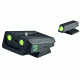 Meprolight Night Sights, Green Front &amp; Rear - Taurus 24/7, OSS &amp; Pro Novak - ML16563 