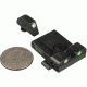 Meprolight Tru-Dot Adjustable Night Sight Set for Glock 19 &amp; 20, Green Front/Rear, 20224, 202243101