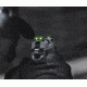 Meprolight Tru-Dot Night Sight Set for Glock 10mm &amp; 45 ACP, Green Front/Rear, 10222