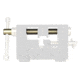 USED Meprolight USIT Pusher Screw ML40452, EDEMO1, Condition Parts Only/Salvage, Defective