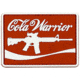 Merica Life Cola Warrior PVC Patch, 3 x 2, CW