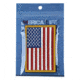 Merica Life Embroidered US FLAG Reverse Patch, 3 x 2, EMBR-USFLAG-REV
