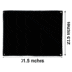 Merica Life Large Patch Collector Board - Hook &amp; Loop Patch Panel, Black, 27.5 x 39.3, ML-PP-LRG-BLK