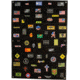Merica Life Large Patch Collector Board - Hook &amp; Loop Patch Panel, Black, 27.5 x 39.3, ML-PP-LRG-BLK