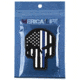 Merica Life Punisher US Flag with Thin Blue Line Patch, 1.74 x 2.25, PUNISHER-USFLAG-TBL