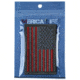 Merica Life Silver US Flag Forward Patch, 3 x 2, SILVER-USFLAG FORW