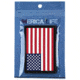 Merica Life US Flag Forward PVC Patch, Black Outline, 3 x 2, USFLAG-FORW-BOUT
