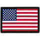 Merica Life US Flag Forward PVC Patch, Black Outline, 3 x 2, USFLAG-FORW-BOUT