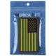 Merica Life US Flag Forward PVC Patch, Green, 3 x 2, USFLAG-FORW-GRN