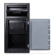 Mesa Safes Depository Safe w/Interior Locker,1.3 cu ft,Combination Lock,Two tone Black and Grey MFL2714C-ILK