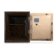 Mesa Safes UL Classified Fire Safe,1.3 cu ft,12.875x12.375x12.875in,Electronic Lock,Interior Light included, Two-Tone Brown/Tan. MF53E
