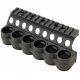 Mesa Tactical SureShell Polymer Carrier and Rail for Ben M4, 12-GA, Black, 6-Shell, 5.5 in, 94930