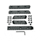 Meta Tactical M-Lok Picatinny Accessory Rails Kit, Black, MTA-ACC-RAILS