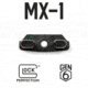 Meta Tactical MX-1 Glock 17 Gen 6, Glock 19 Gen 6, Glock 45 Gen 6 Beavertail Expansion, Black, 3x1x2, BT-MX1-1719-G6