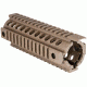 Mission First Tactical Tekko Metal AR Carbine Integrated Rail System, Scorched Dark Earth TMARCIRSSDE