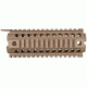Mission First Tactical Tekko Metal AR Carbine Integrated Rail System, Scorched Dark Earth TMARCIRSSDE