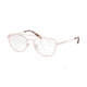 Michael Kors MACAO MK3034 Progressive Prescription Eyeglasses, 53mm, All Over Match Pantone Coral 2, MK3034-1891-53-PRO