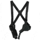 Uncle Mike's Nylon Vertical Shoulder Holster, #4, Large 8.5in Revolvers, Right Hand, Black, 83041A