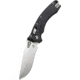 Microtech Amphibian Ram Lok STW STD Fluted 3.875in Folding Knife, Black, 137RL-10FLGTBK