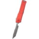 Microtech Combat Troodon Gen III T/E Apocalyptic Full Serrated 4in Folding Knife, Red, 1144-12APRD