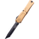Microtech Combat Troodon Gen III T/E Full Serrated 4in Folding Knife, Black, Tan, 1144-3TA
