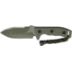 Microtech Crosshair DE Fixed Blade Knife, Green Handle, Green Combo Edge Fully Serrated MT101-3GR