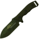 Microtech Crosshair DE Fixed Blade Knife, Green Handle, Green Plain MT101-1GR