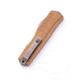 Microtech Cypher Ii D/E Apocalyptic Standard 4in Automatic Folding Knife, Tan, 1242-10APTA