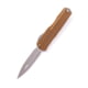 Microtech Cypher Ii D/E Automatic Folding Knife, 4in, Bohler M390MK, Apocalyptic, Double Edge Blade, Aluminum, Tan Handle, 1242-10APTA